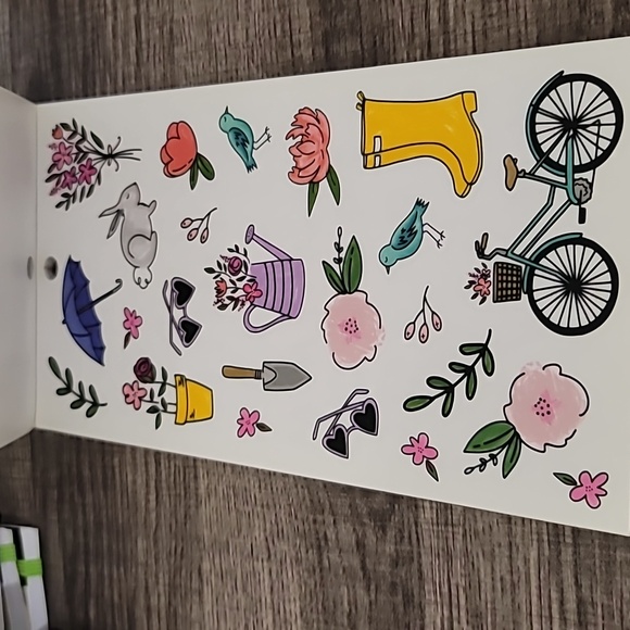 NWT Happy Planner Spring Sticker Book - Picture 13 of 17